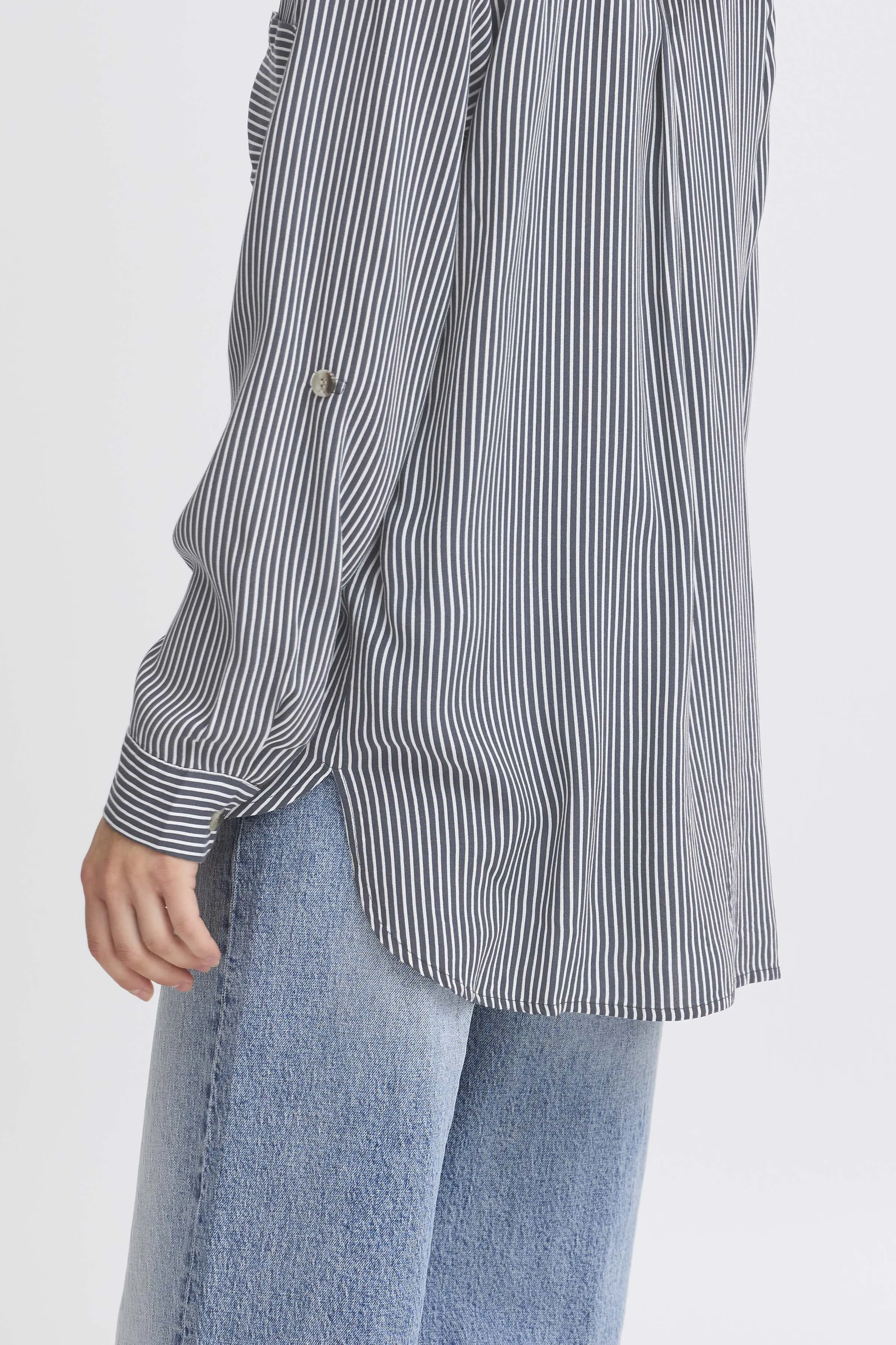 Hali Long Sleeve Shirt | Medieval Blue
