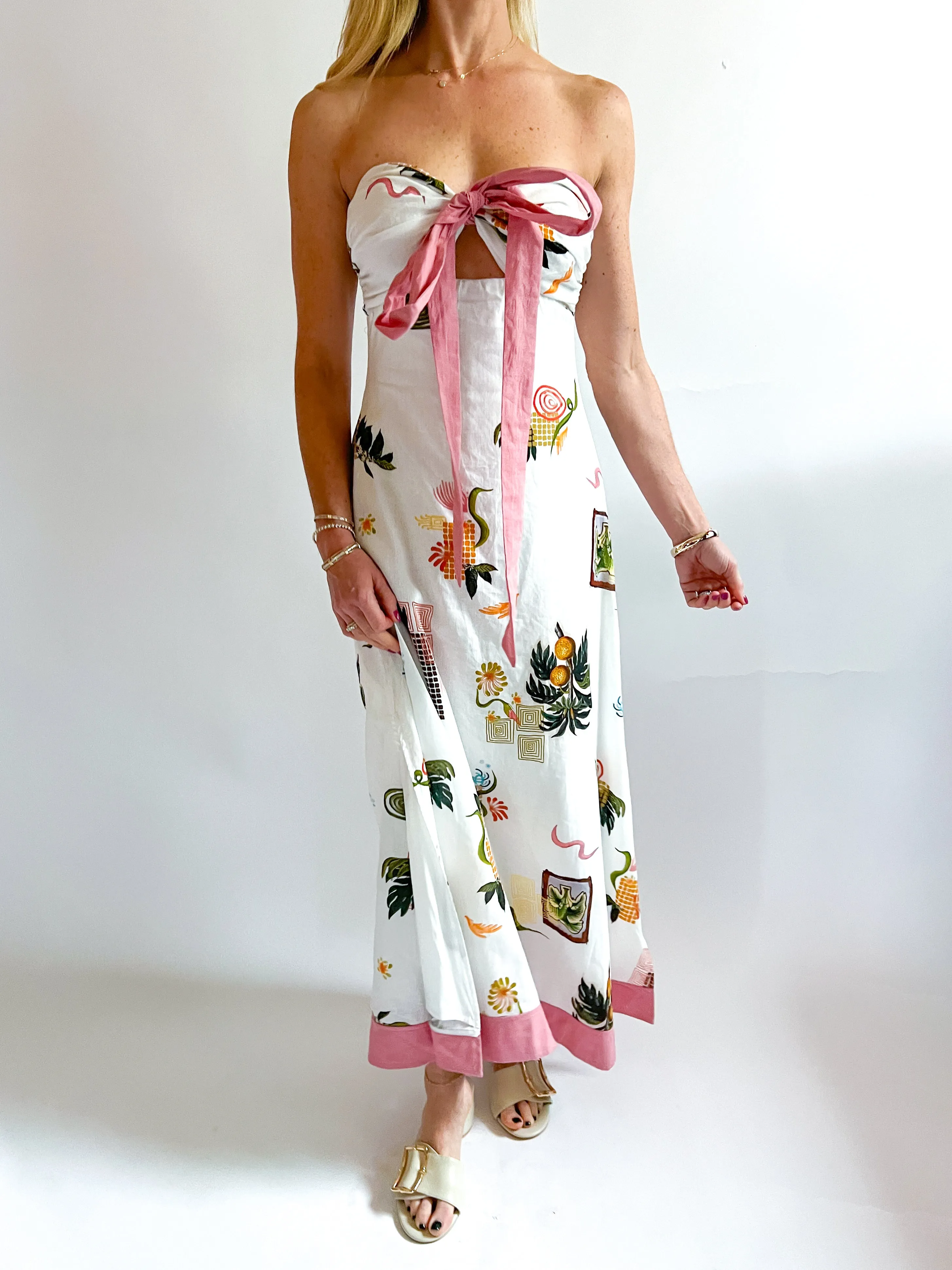 Hallie Valencia Midi Dress