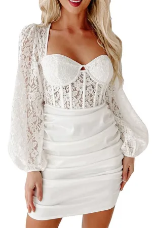 HBS1219 Structured Peplum Top Dress