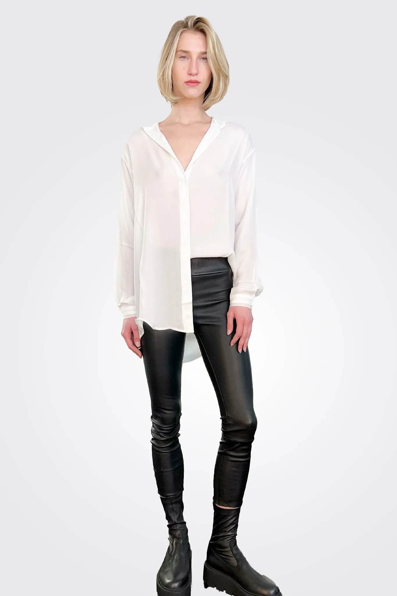 Heart Back Shirt - White