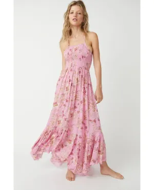 Heat Wave Printed Maxi Pink Combo