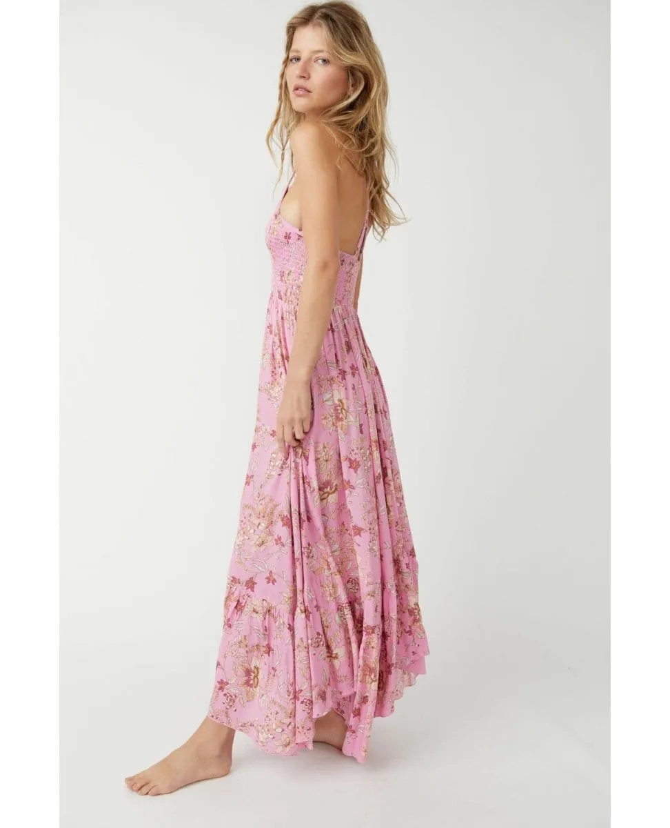 Heat Wave Printed Maxi Pink Combo