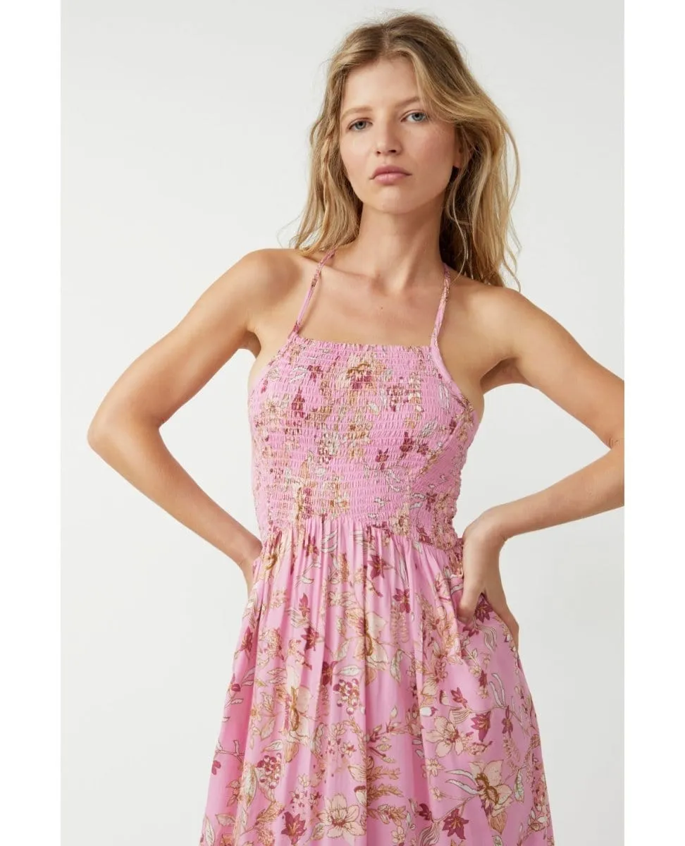 Heat Wave Printed Maxi Pink Combo