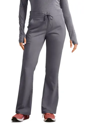 HH Purple Label Tessa Mid Rise Drawstring Boot Cut Pants Pewter
