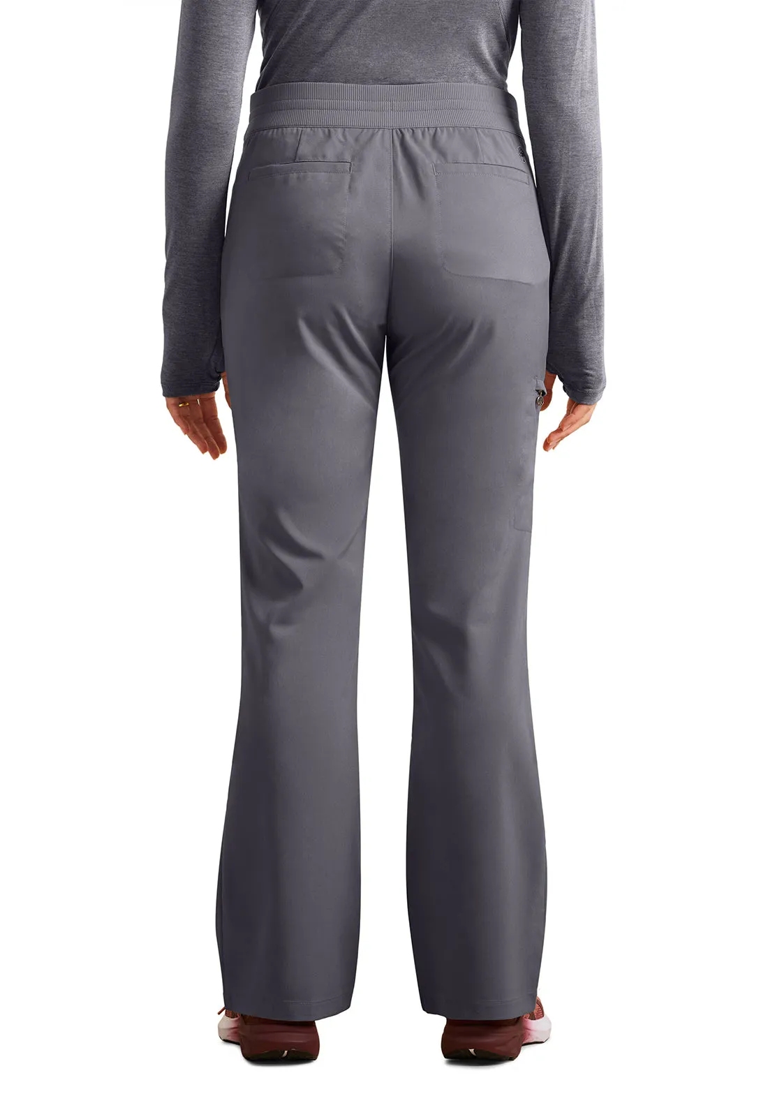 HH Purple Label Tessa Mid Rise Drawstring Boot Cut Pants Pewter