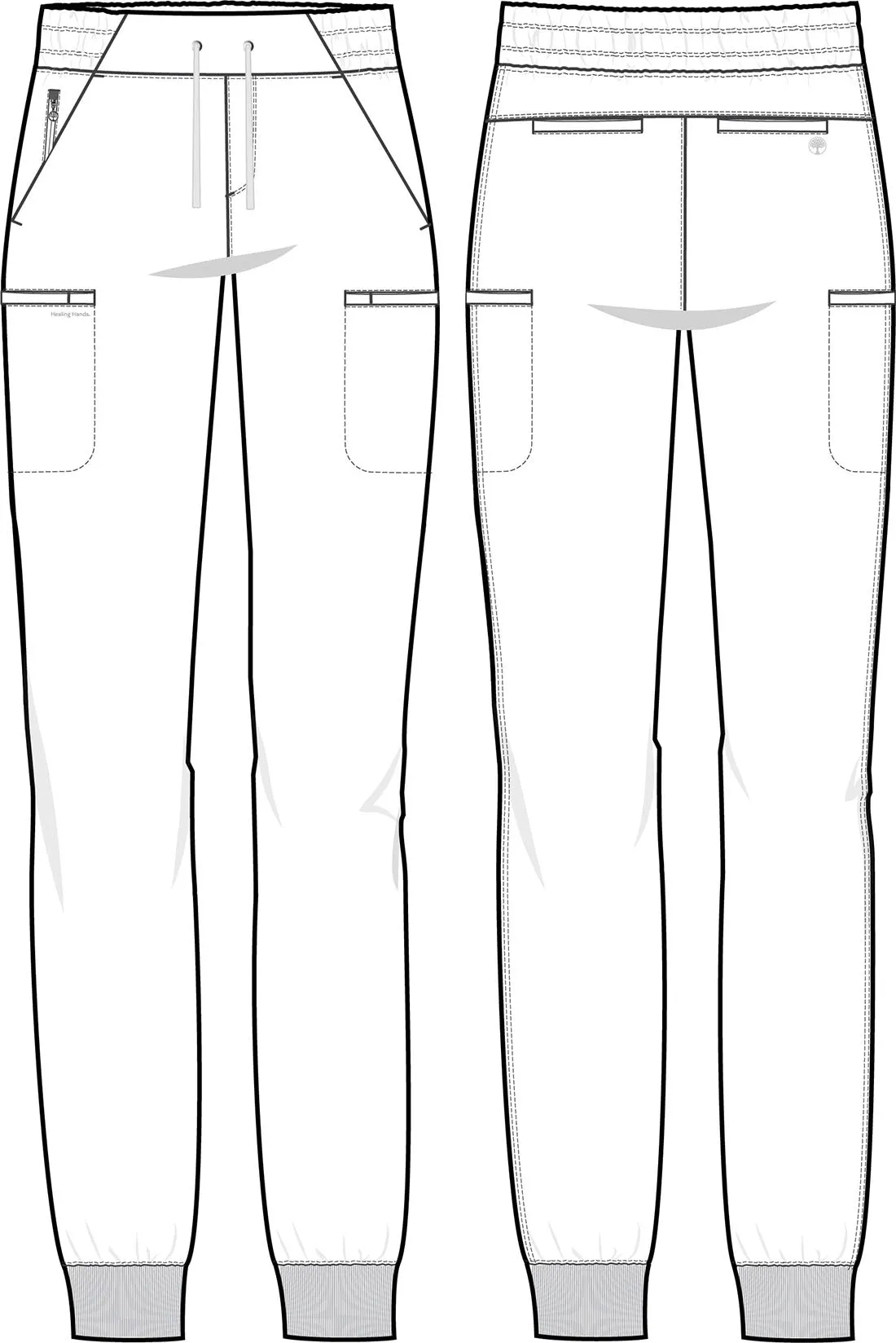 HH Works HH050 Rhea Jogger Pants Black