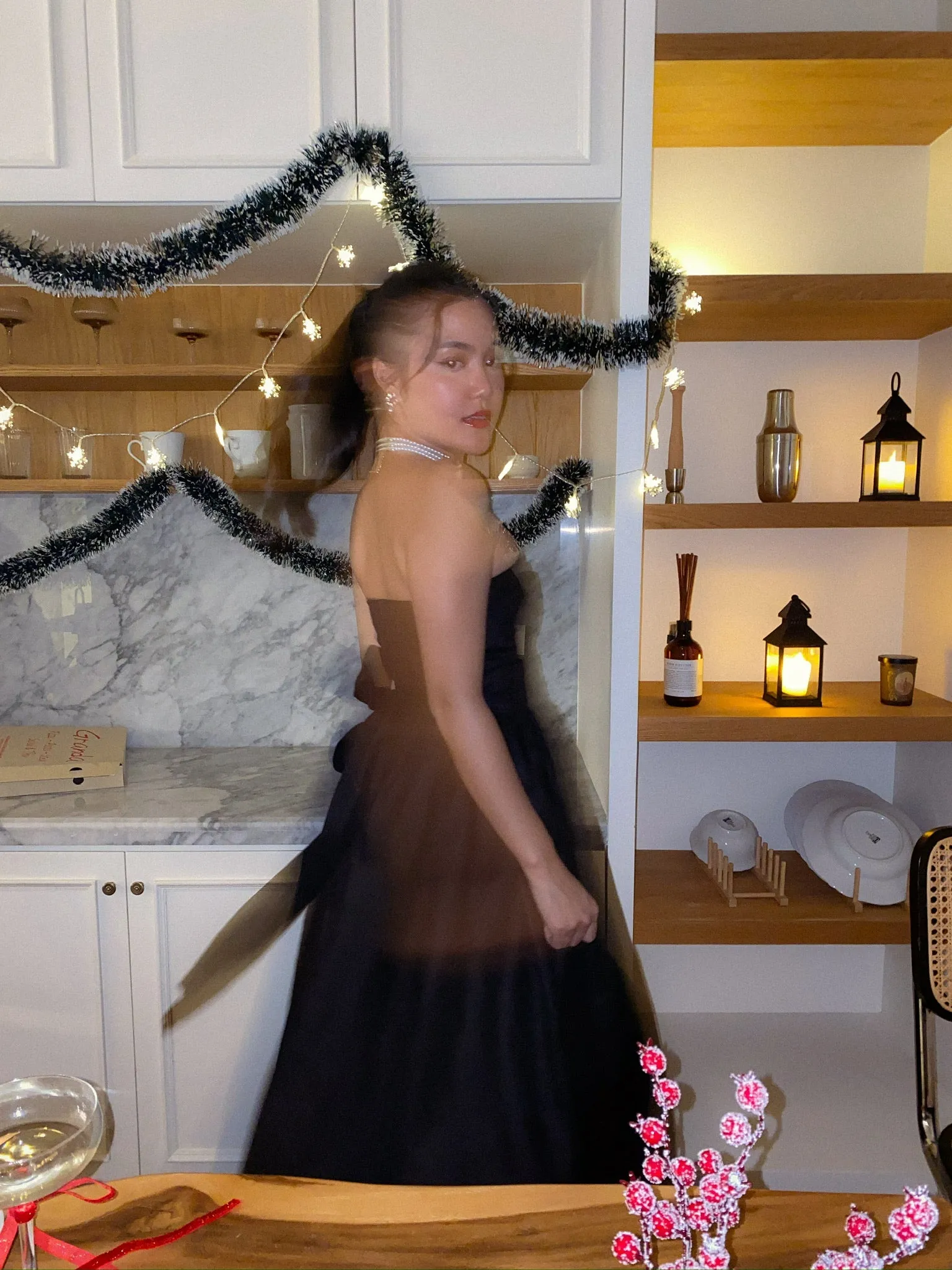 HOLIDAY 2023 STRAPLESS DRESS