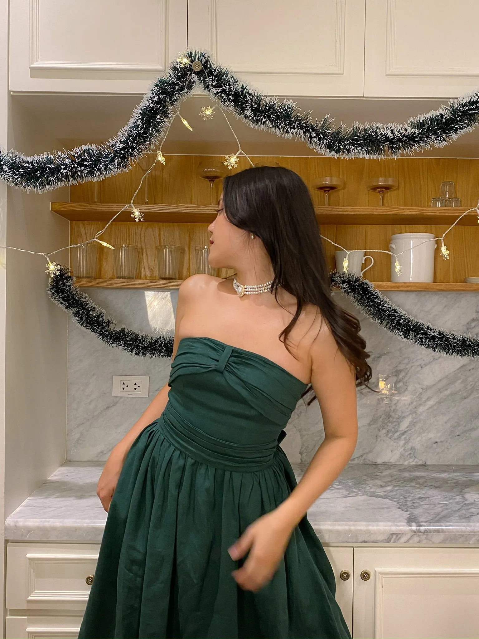HOLIDAY 2023 STRAPLESS DRESS