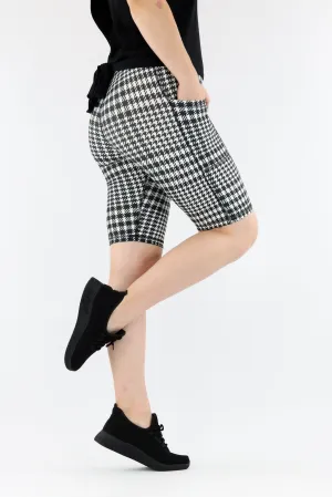 Houndstooth - Hybrid 1.0 - Leg Pockets - Long Shorts