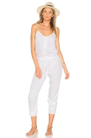INDAH Judd Jumpsuit | White | Black