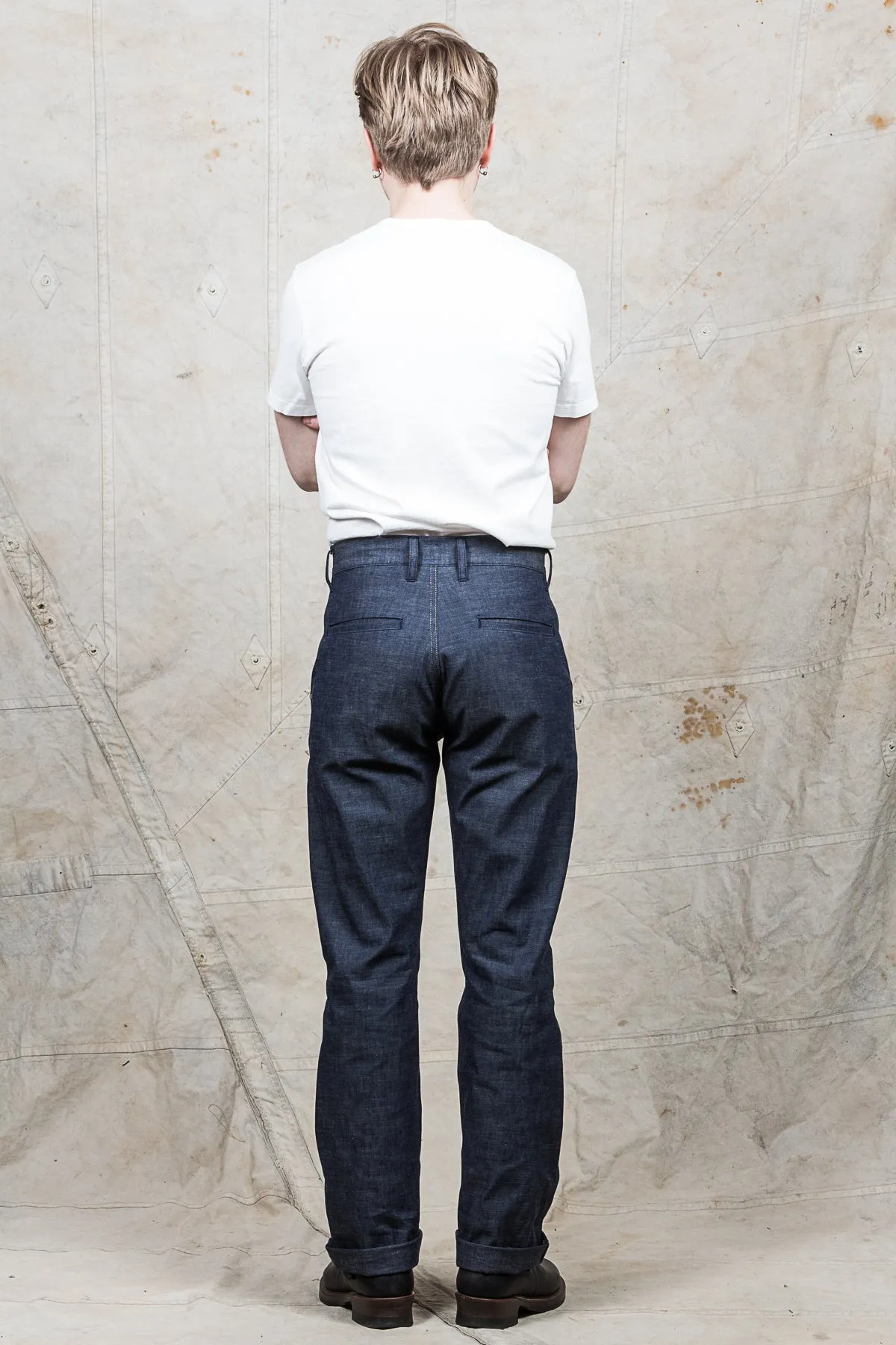 Indigofera Quinn Pants Military Chambray