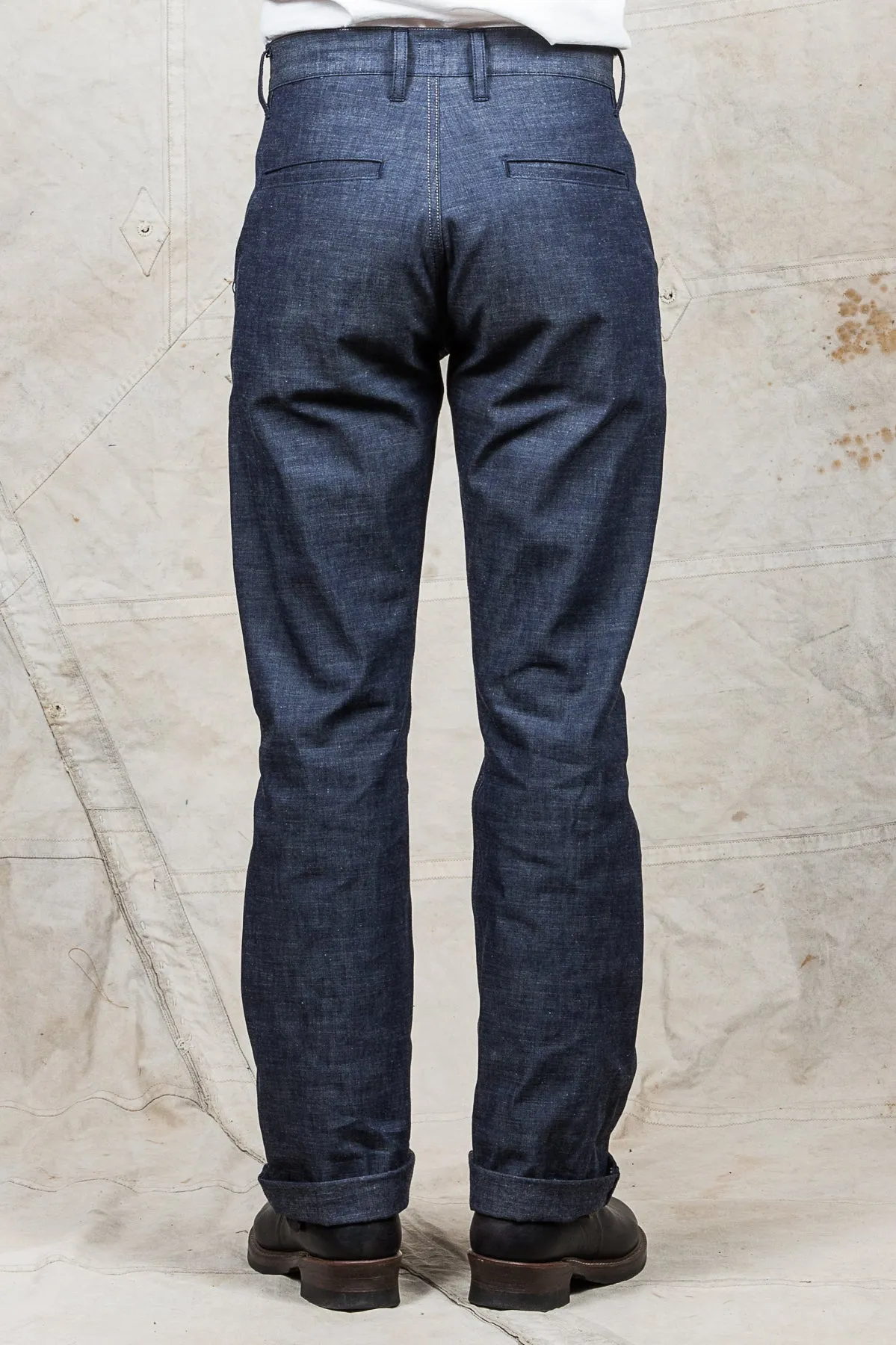 Indigofera Quinn Pants Military Chambray
