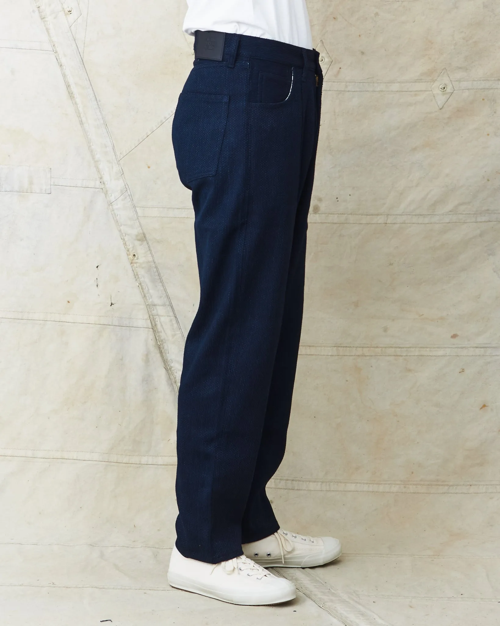 Japan Blue JBJE15003A Sashiko Wide Tapered Pants