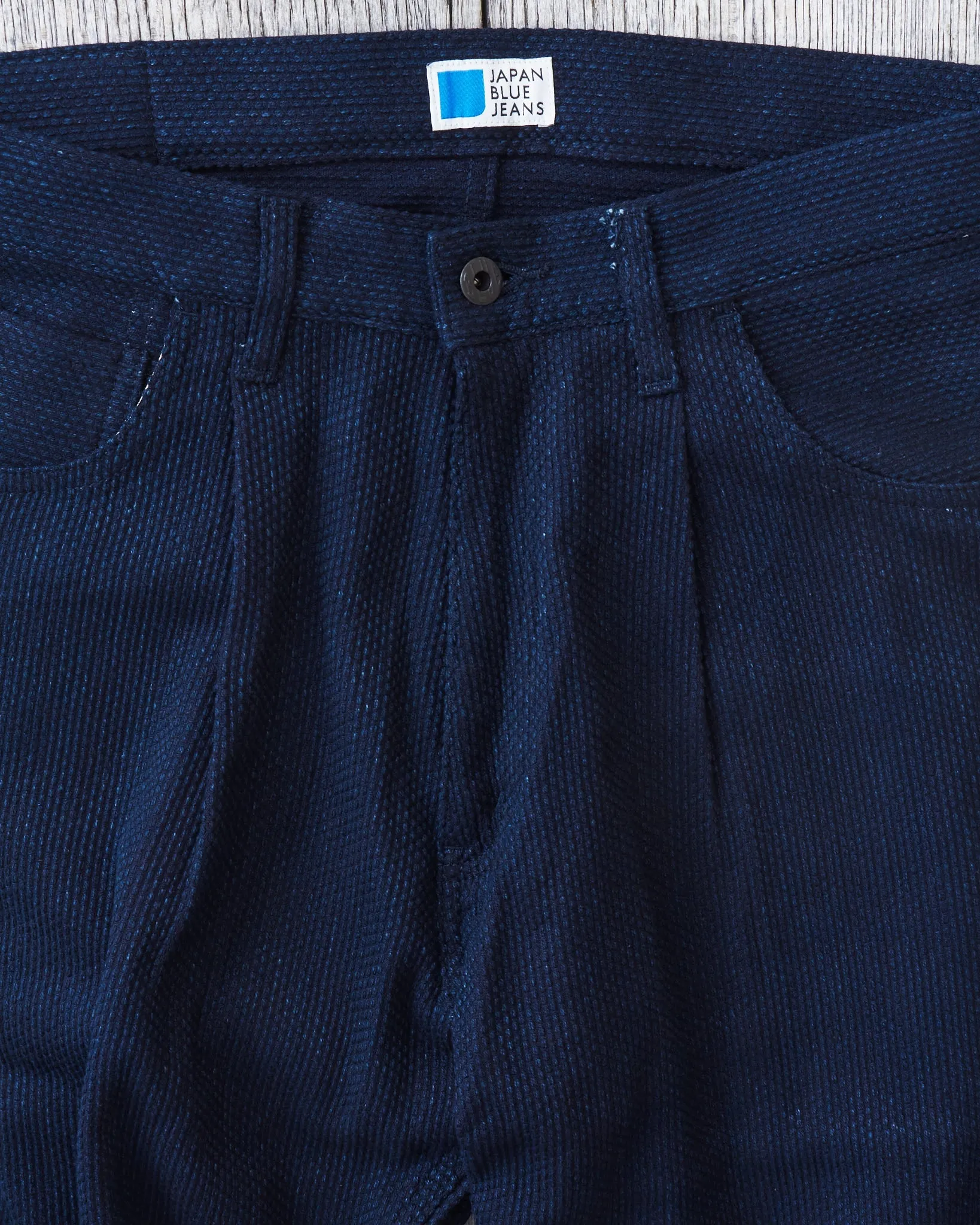 Japan Blue JBJE15003A Sashiko Wide Tapered Pants