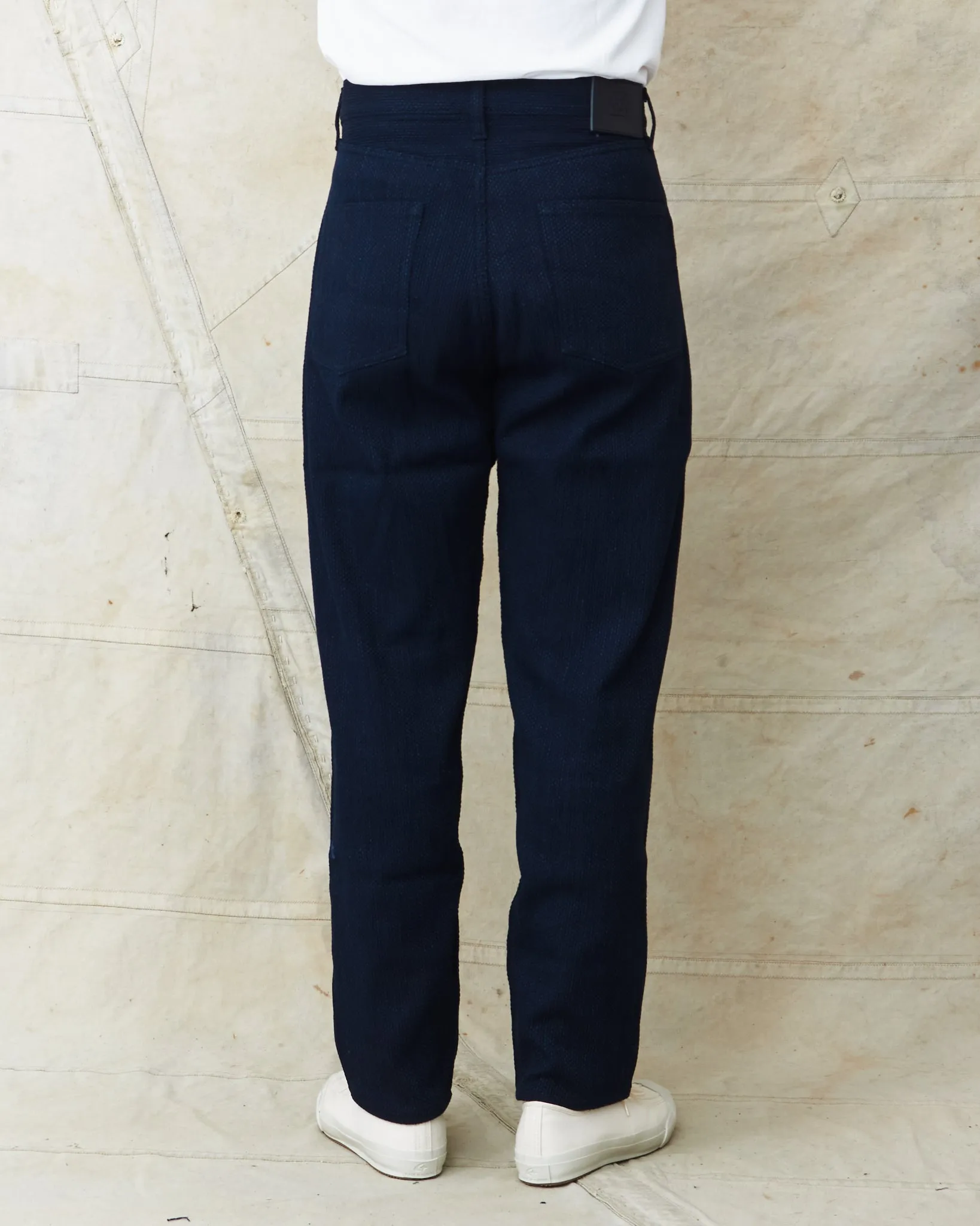 Japan Blue JBJE15003A Sashiko Wide Tapered Pants
