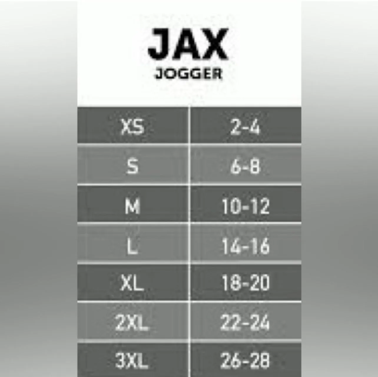 Jax - Black White Wash