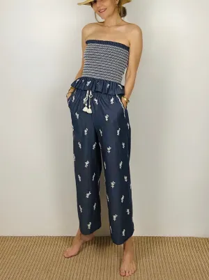 Jess Chamby Pants, White