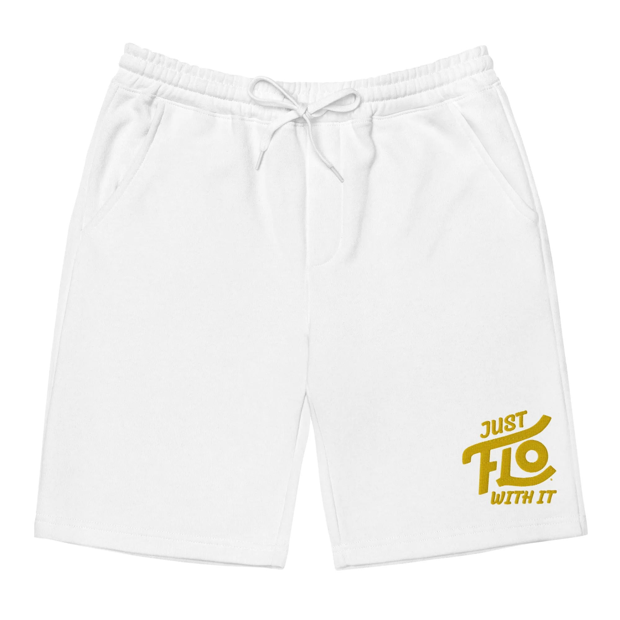 Just FLO With It Jogger Shorts (Gold)