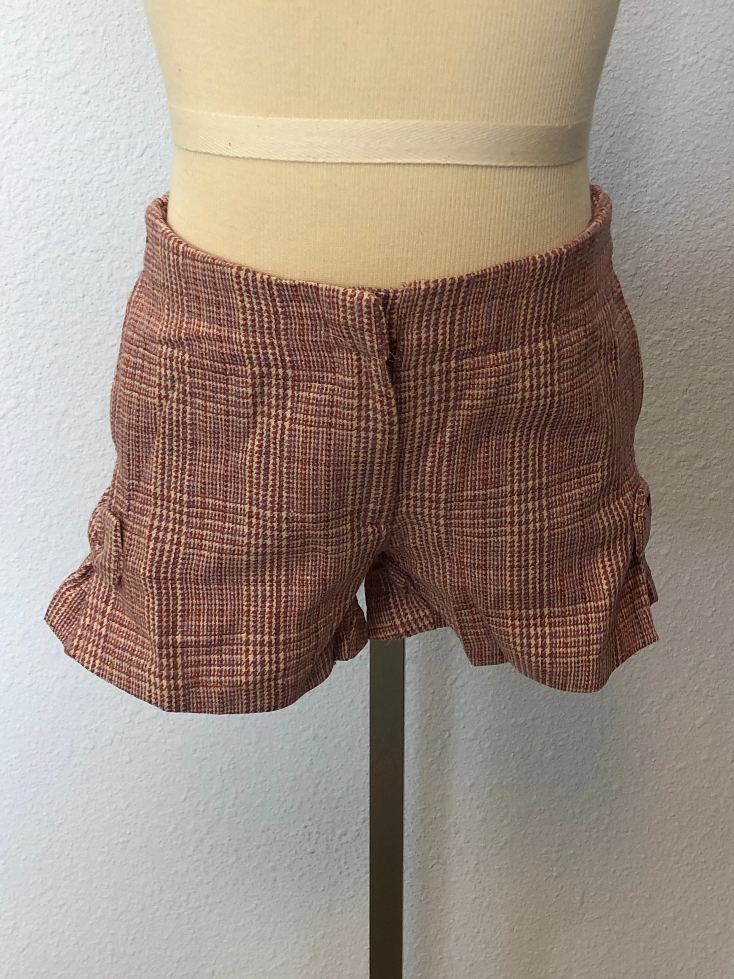 K PLAID TROUSER SHORT