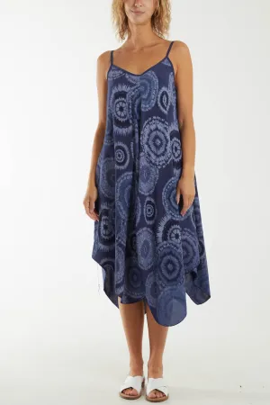 Kaleidoscope Hanky Hem Cami Dress