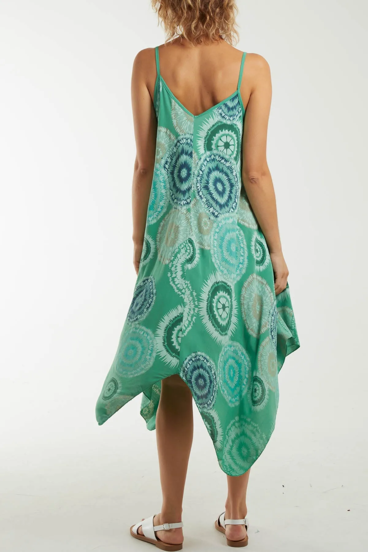 Kaleidoscope Hanky Hem Cami Dress