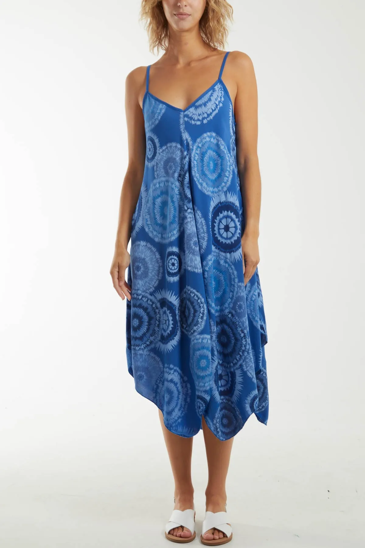 Kaleidoscope Hanky Hem Cami Dress
