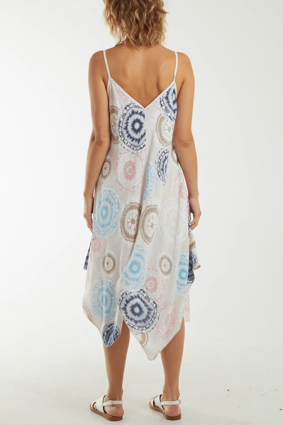 Kaleidoscope Hanky Hem Cami Dress