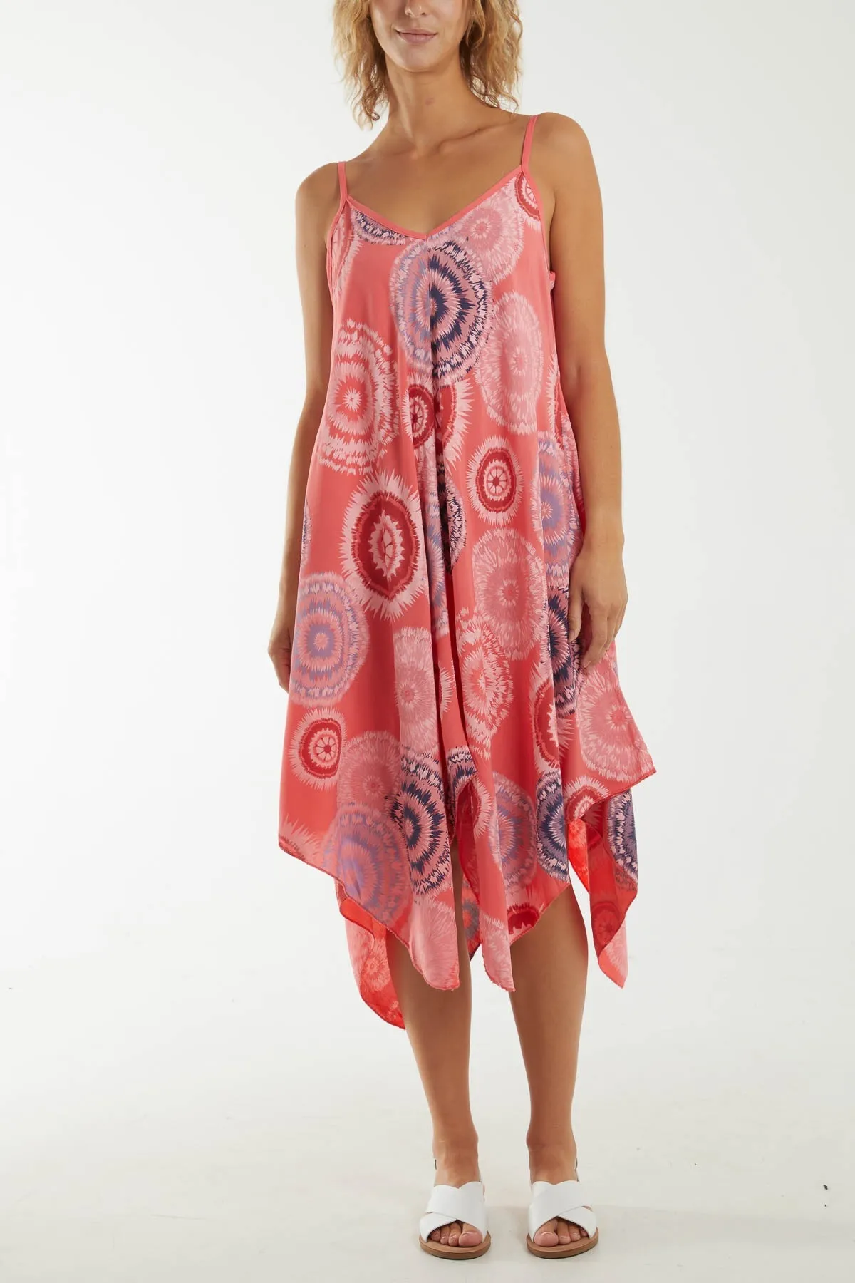 Kaleidoscope Hanky Hem Cami Dress
