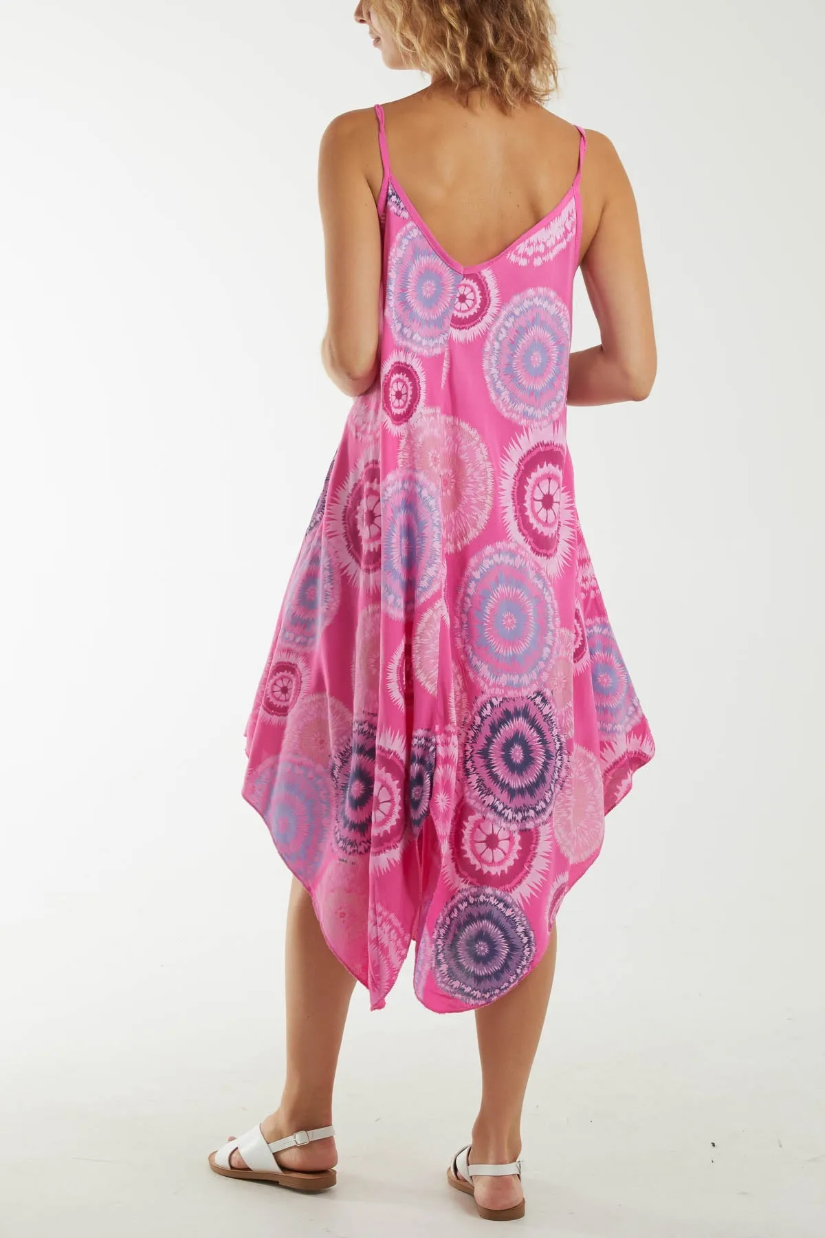 Kaleidoscope Hanky Hem Cami Dress