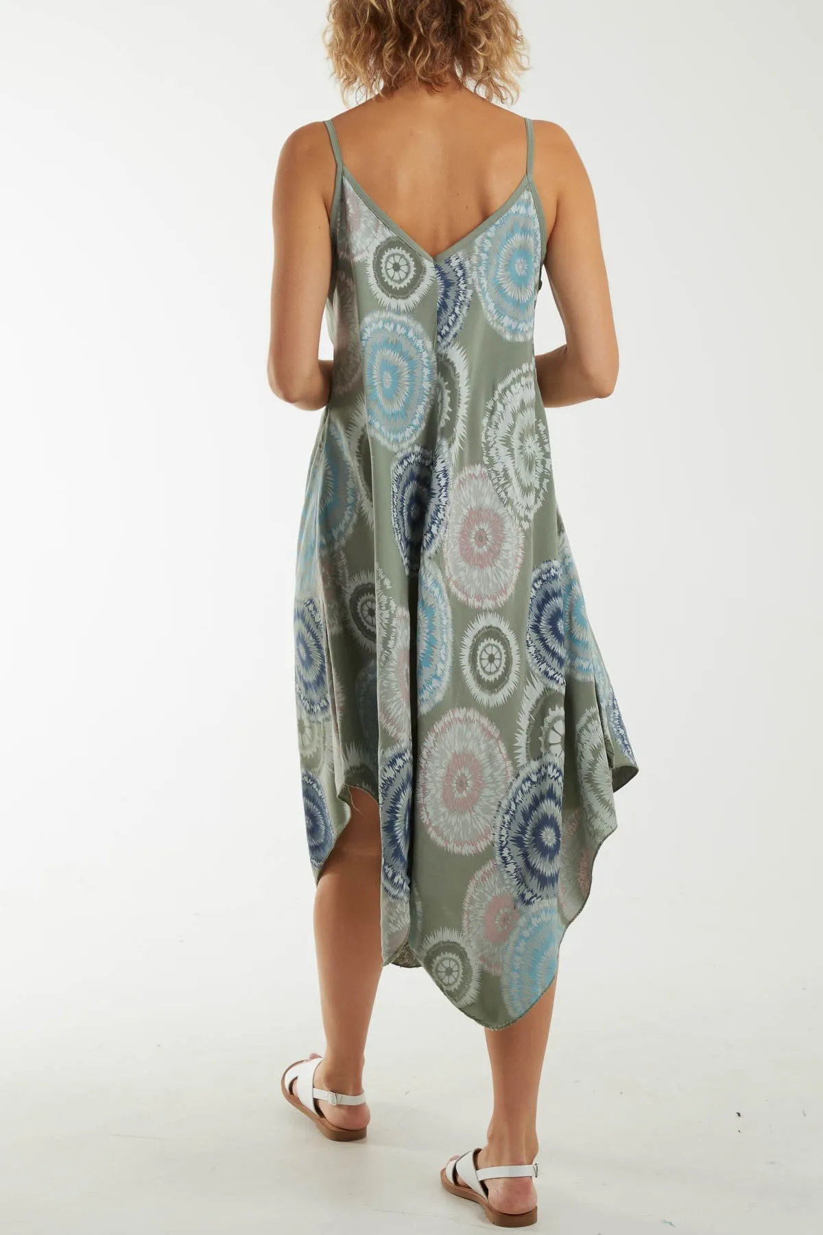 Kaleidoscope Hanky Hem Cami Dress