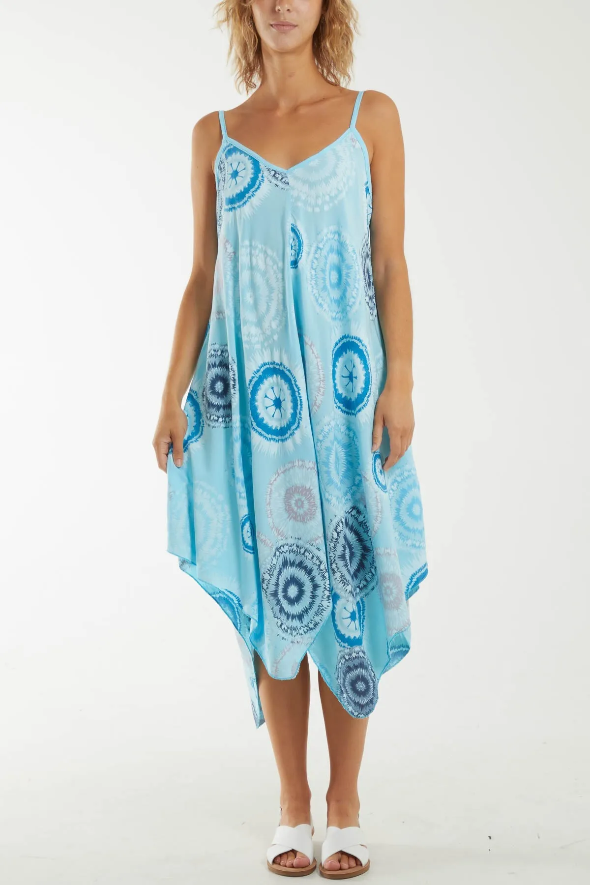 Kaleidoscope Hanky Hem Cami Dress