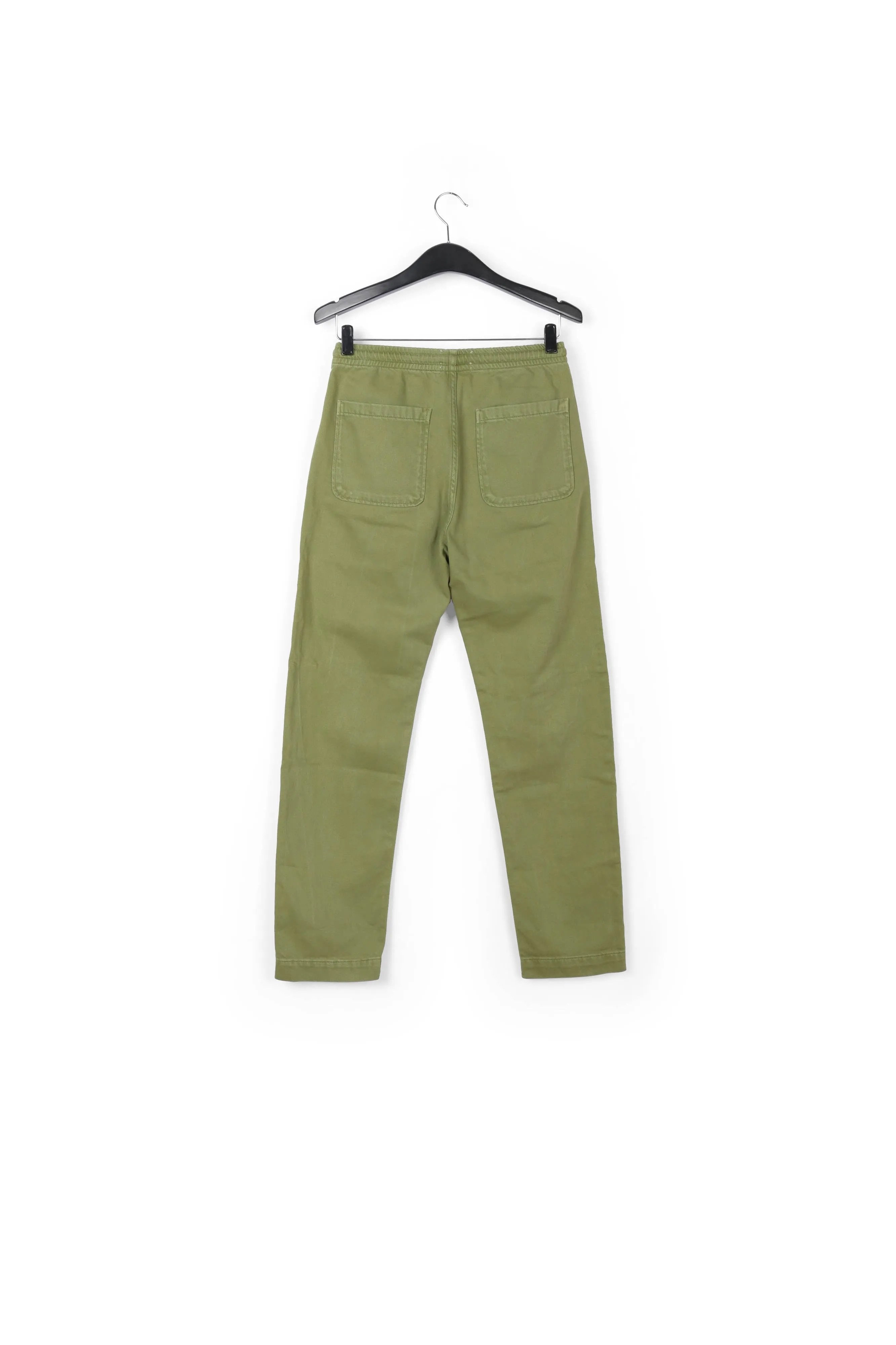 Khaki boyfriend-fit jeans