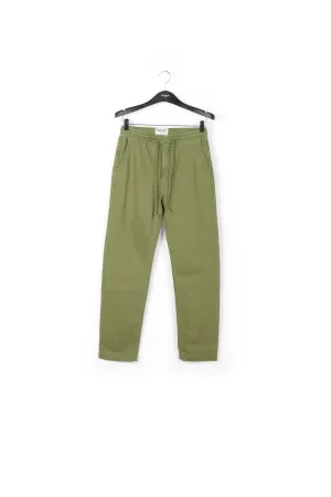 Khaki boyfriend-fit jeans