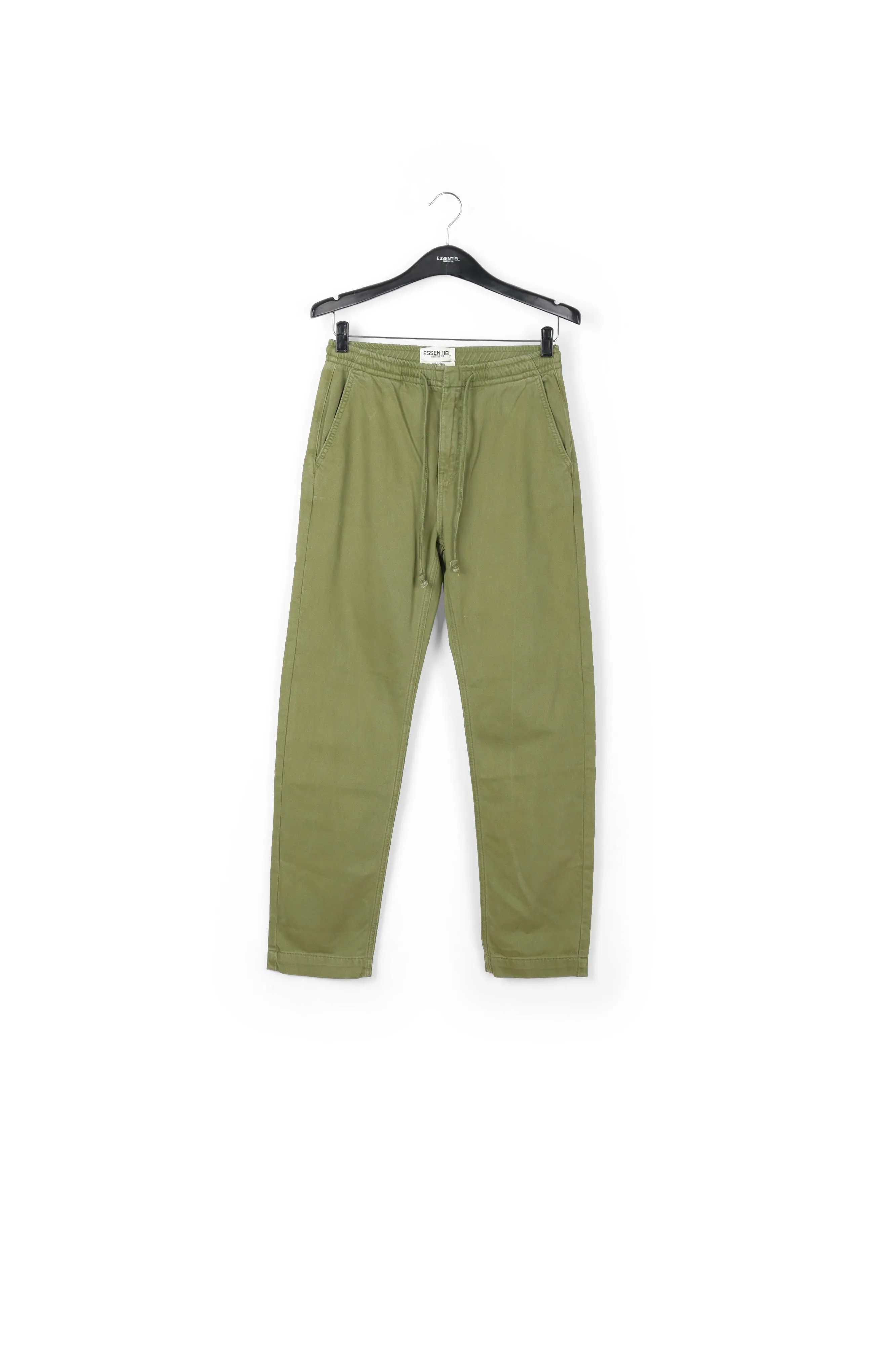 Khaki boyfriend-fit jeans