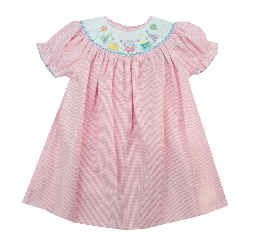 Kids on King Smocked Birthday Longall