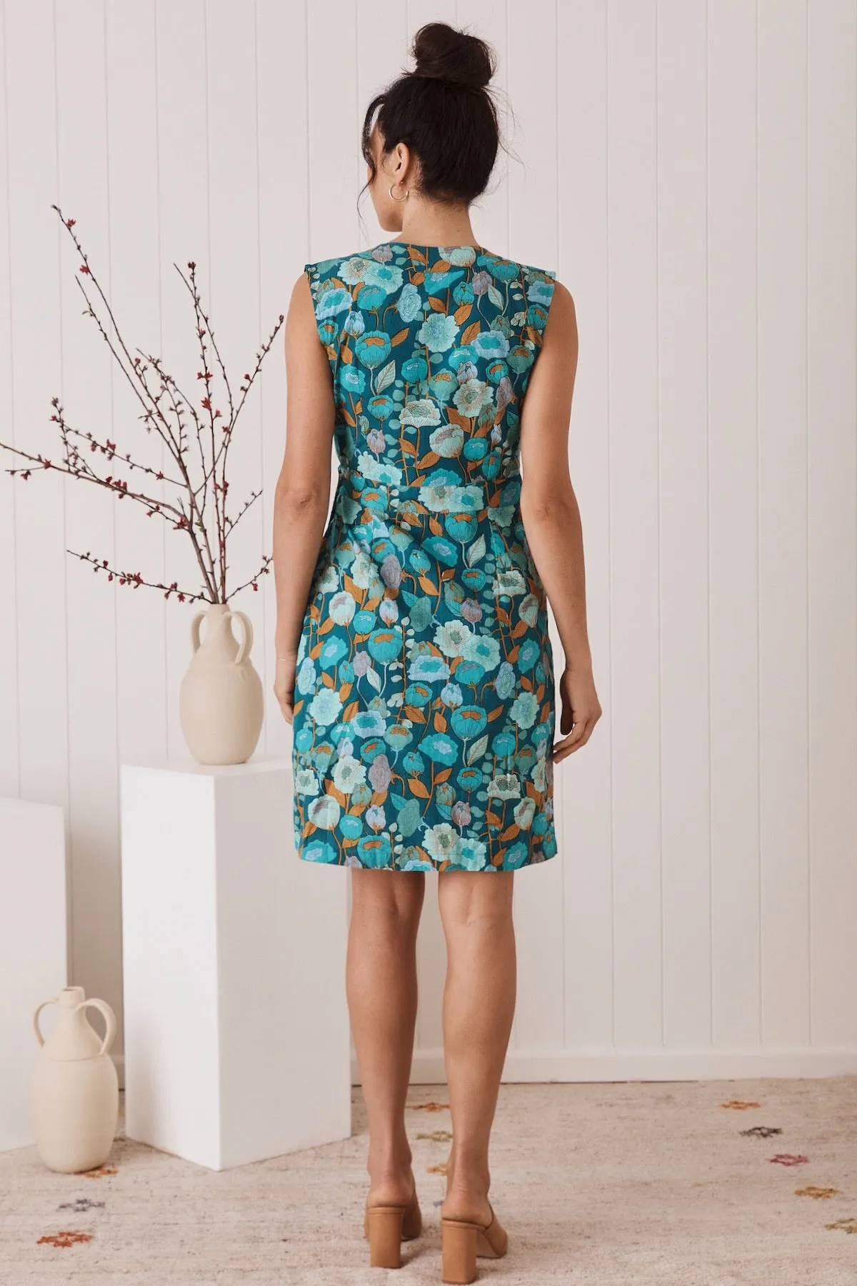 Lara Wrap Dress - Poppy Teal