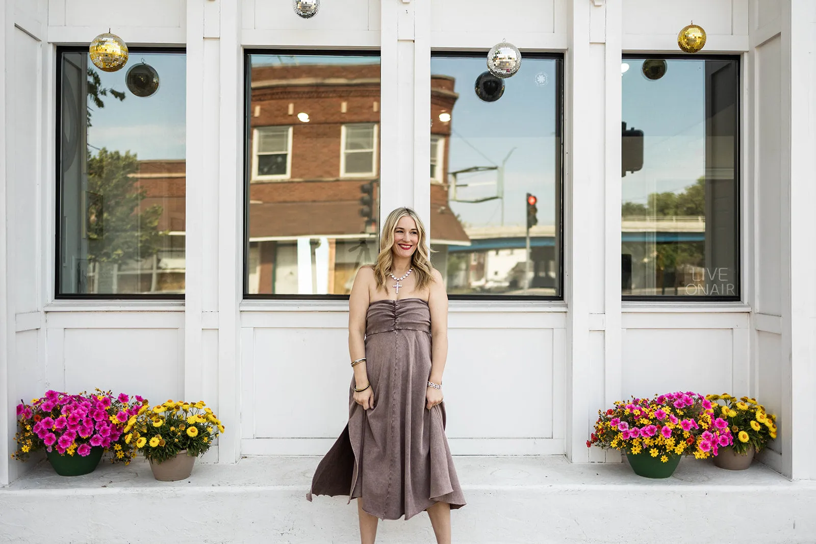 lennox terry knit dress in espresso