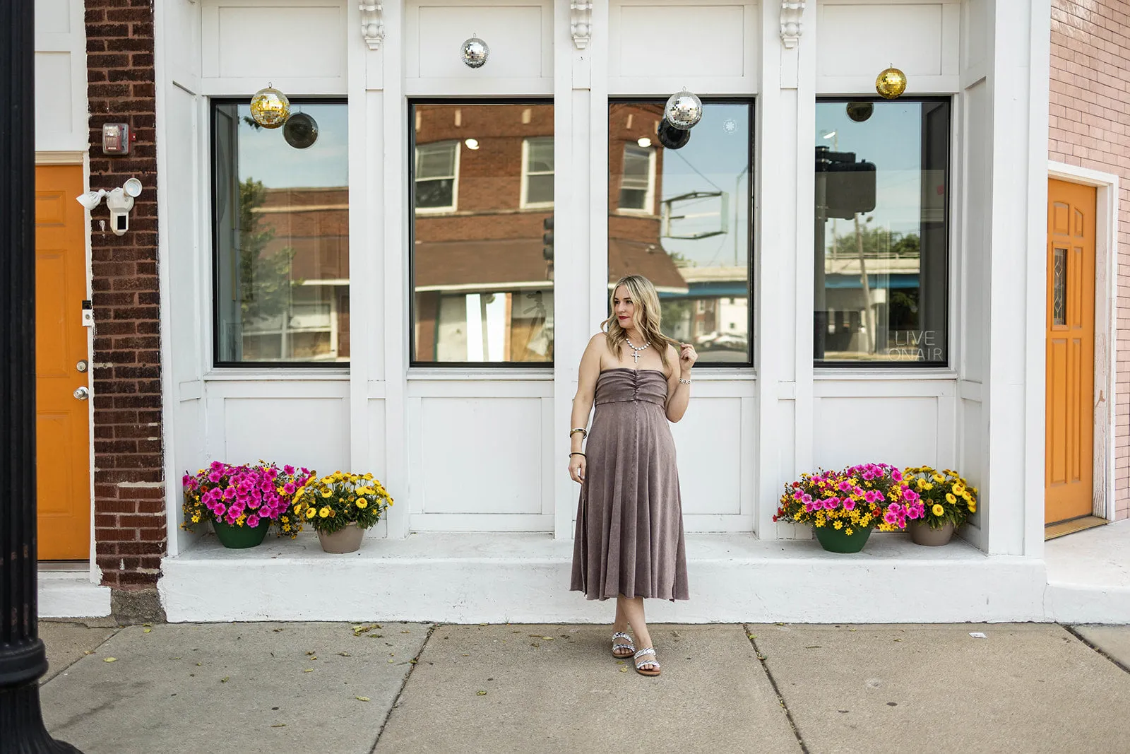 lennox terry knit dress in espresso