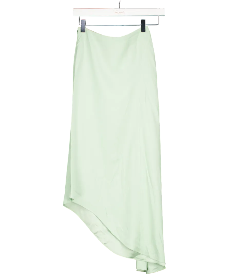 LES HÉROÏNES BY VANESSA COCCHIARO Melanie asymmetric crepe skirt UK 6