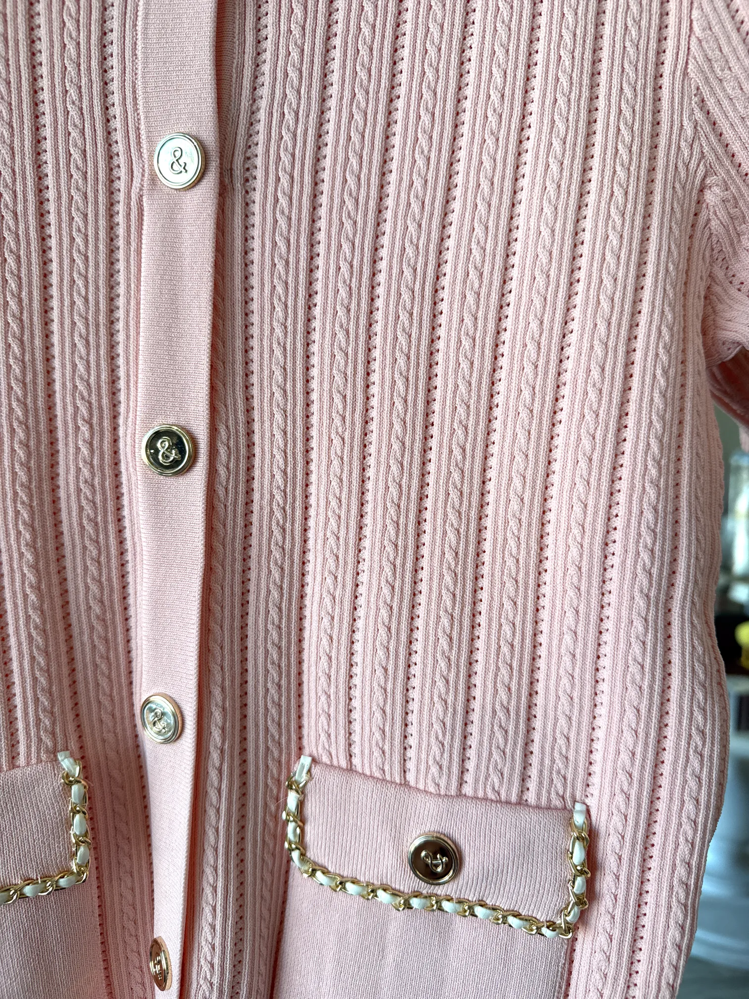 Light Pink Sweater Top