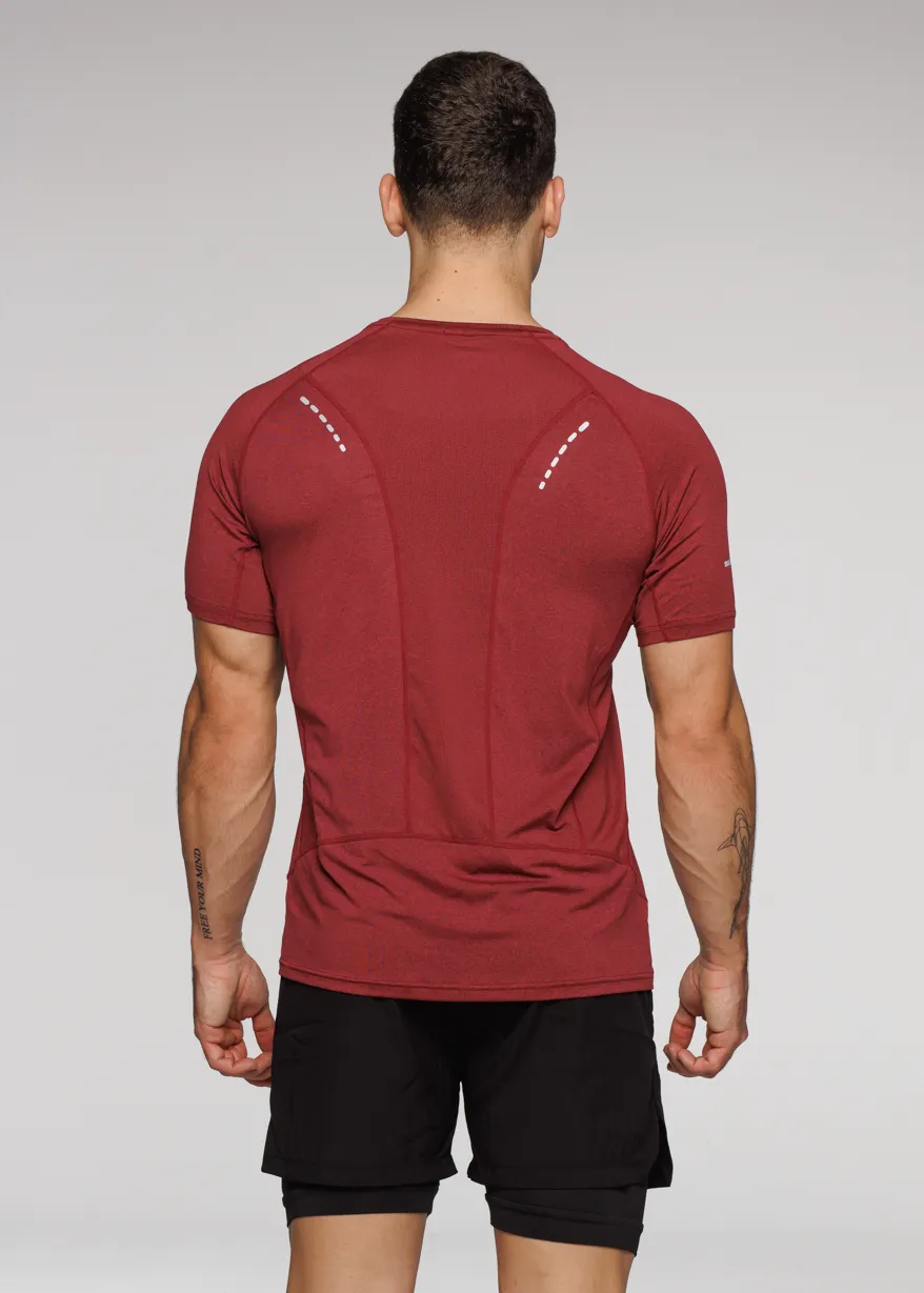 Limitless Hyper Tee - Maroon