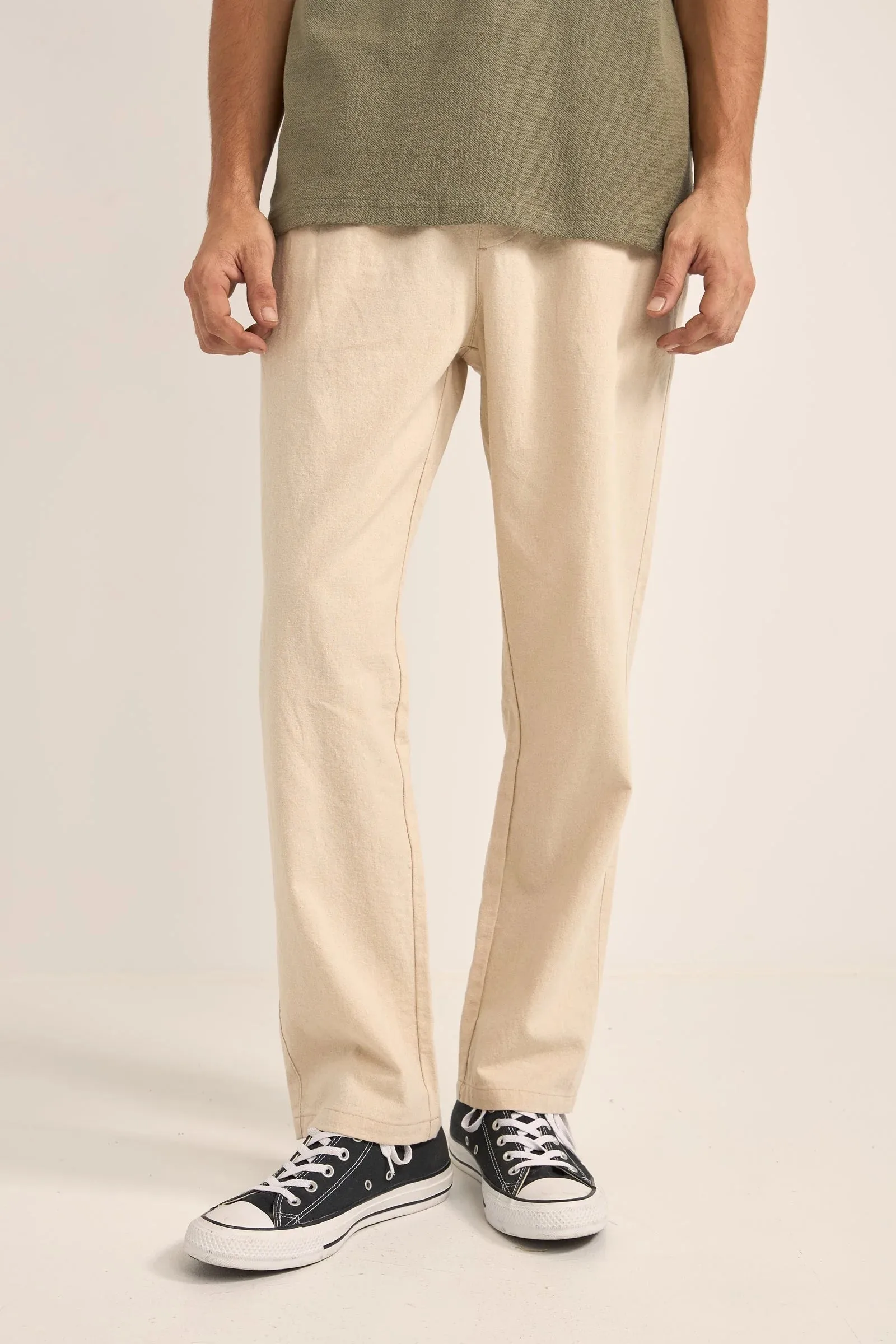 Linen Jam Pants- Bone