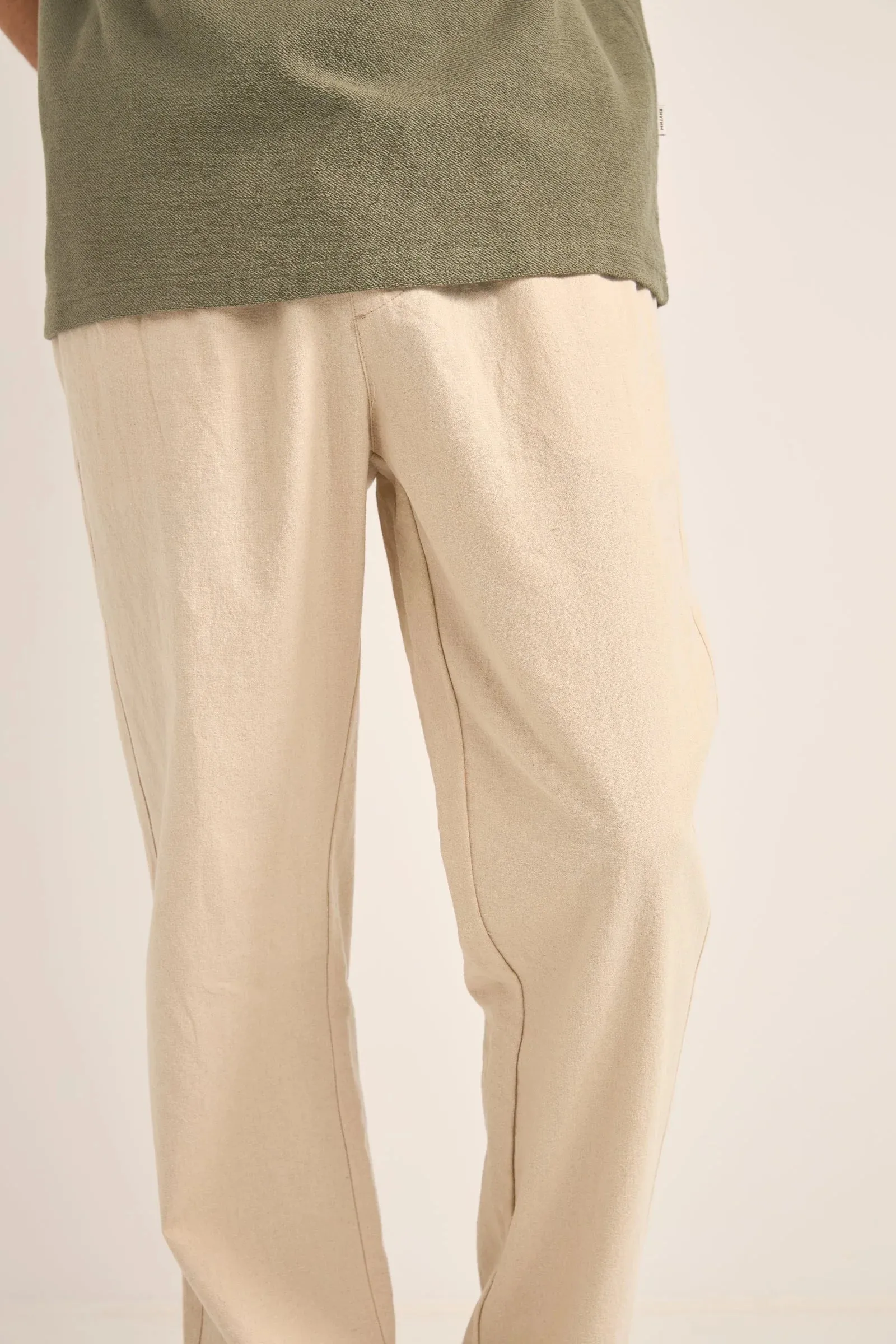 Linen Jam Pants- Bone