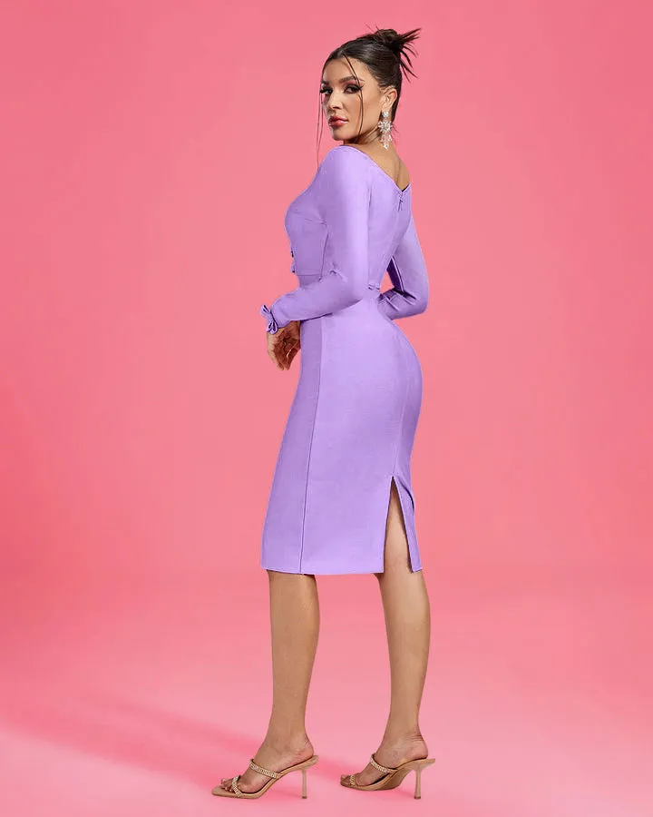 Lolita Strapless Bandage Midi Dress