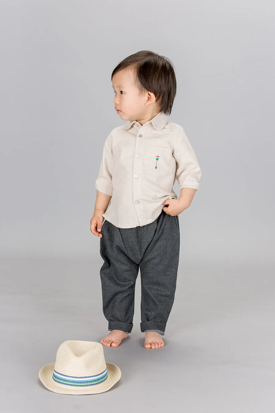 Long Sleeve Arrow Shirt, Camel