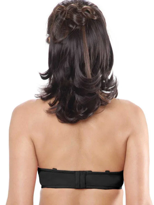 Lovable Black Padded Wired Detachable Medium Coverage Bra - CONFI-46