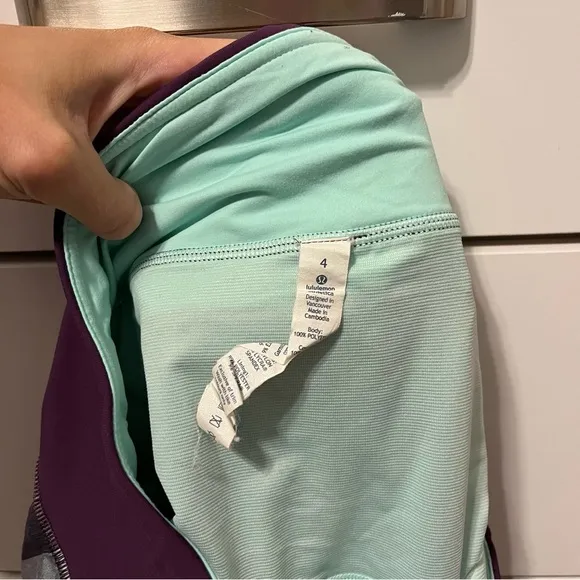 Lululemon Plaid Shorts 4”