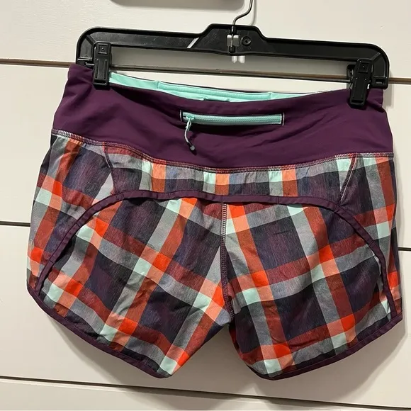 Lululemon Plaid Shorts 4”
