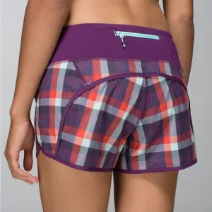 Lululemon Plaid Shorts 4”