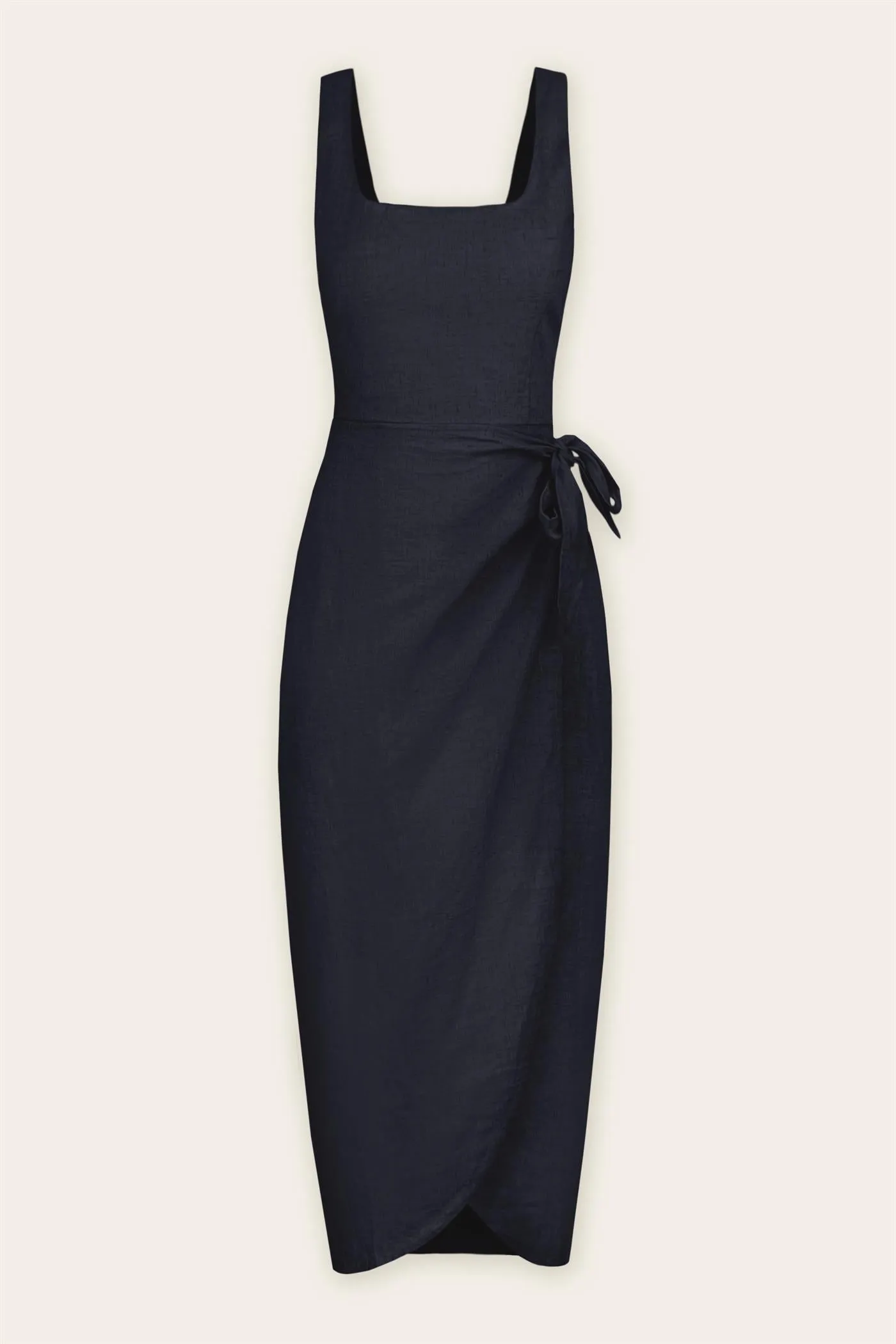 Malea Tulip Hem Midi Wrap Dress